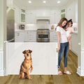 56 Inch Retractable Baby Gate for Doorways and Stairs - Space Saving