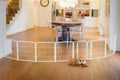 FXW Dog Gate Extra Wide Adjustable Up to 183 in - Indoor Safety