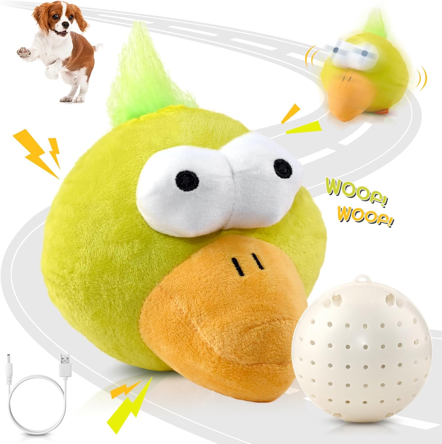 Stimulating Interactive Dog Toy - USB Rechargeable
