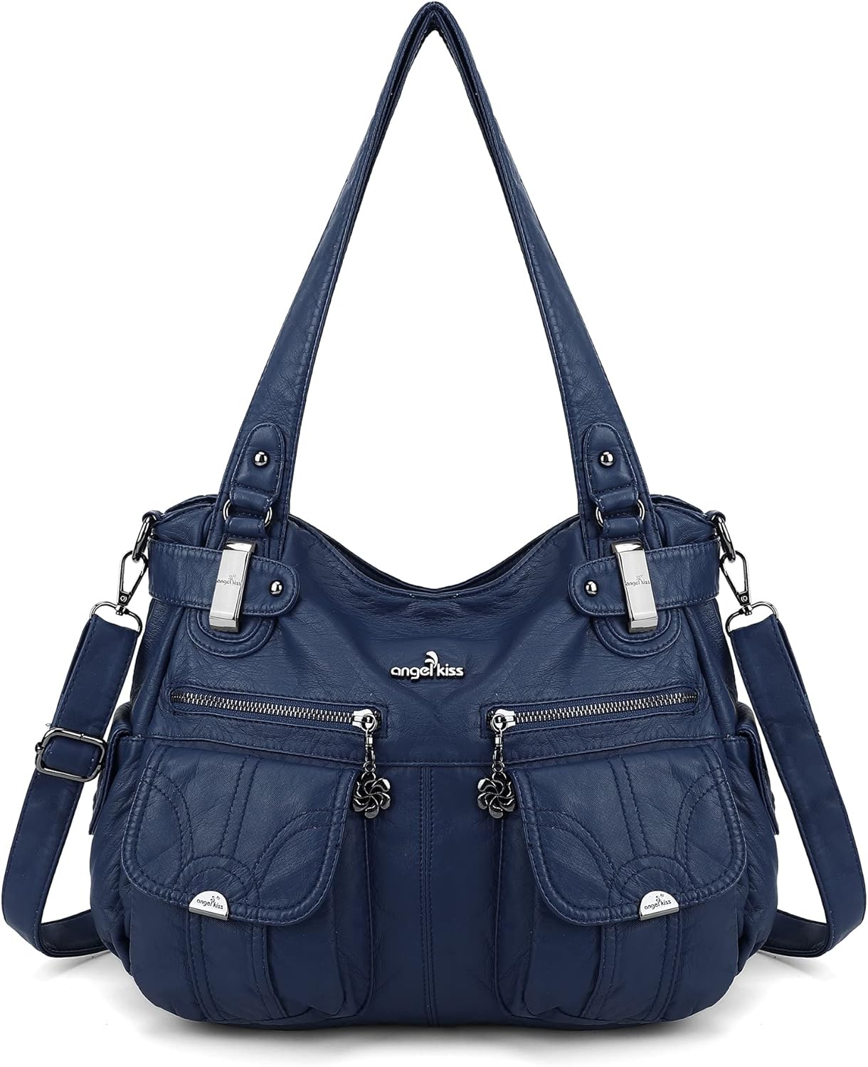 Stylish Large Double Zipper Handbag for Everyday Use