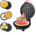 3-in-1 Mini Waffle Maker - Versatile Multimaker!