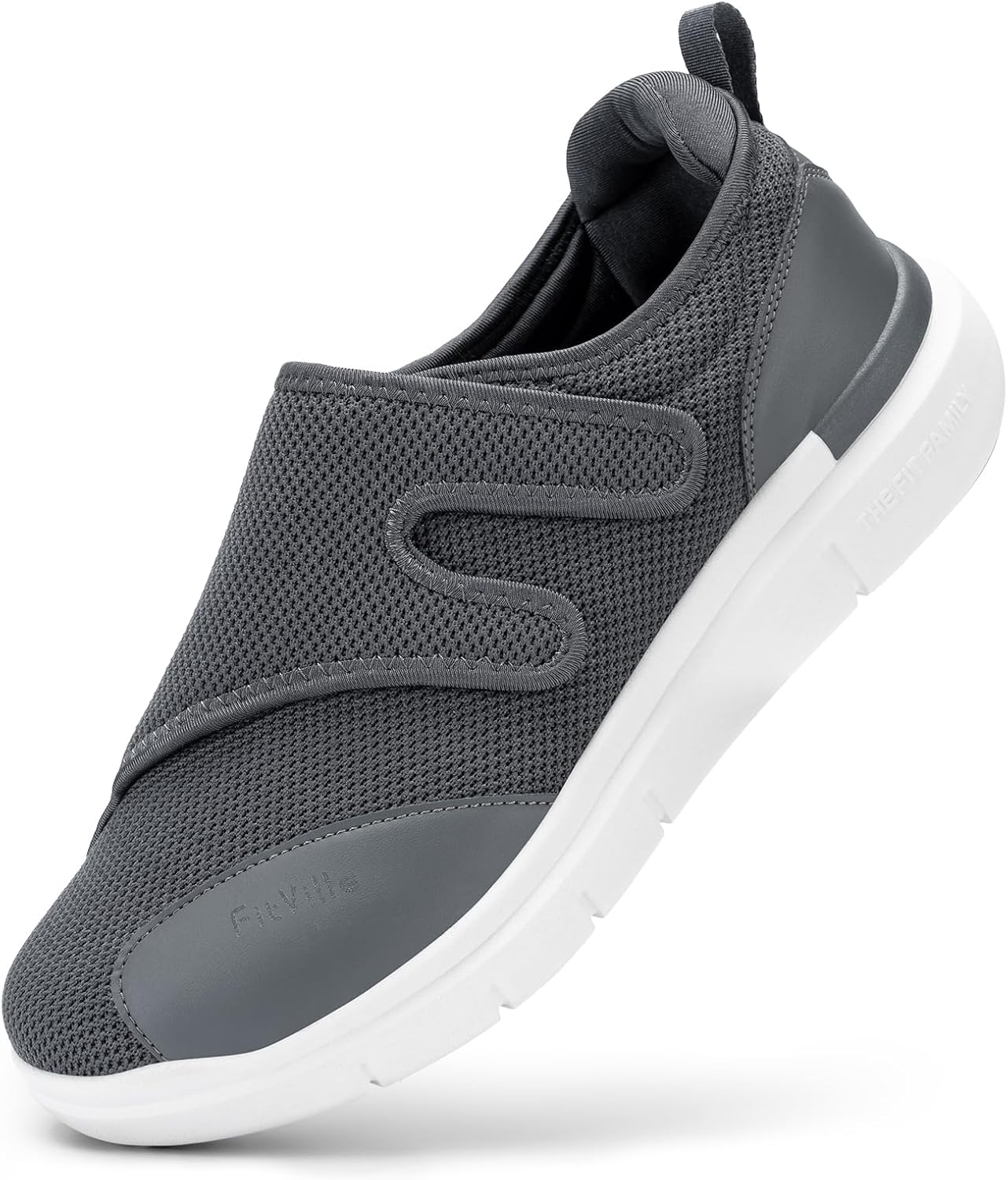 FitVille Diabetic Shoes for Men - Extra Wide Orthopedic Sneakers