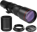 High-Power 500mm/1000mm f/8 Manual Telephoto Lens for Sony E-Mount