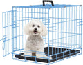 FDW Dog Crate for Small Dogs 18 in - Folding Metal Wire Kennel