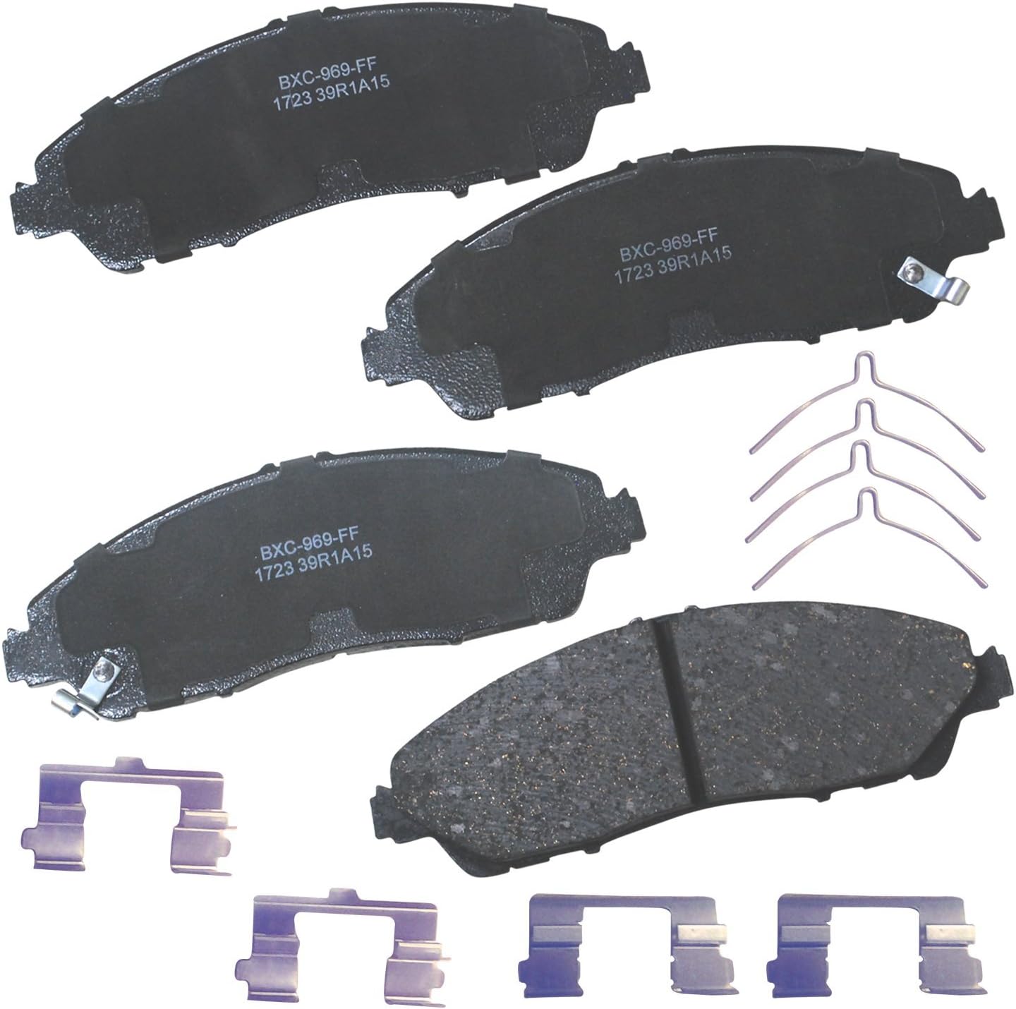 Bendix Premium SBC1723 Ceramic Brake Pads for Acura MDX & Honda