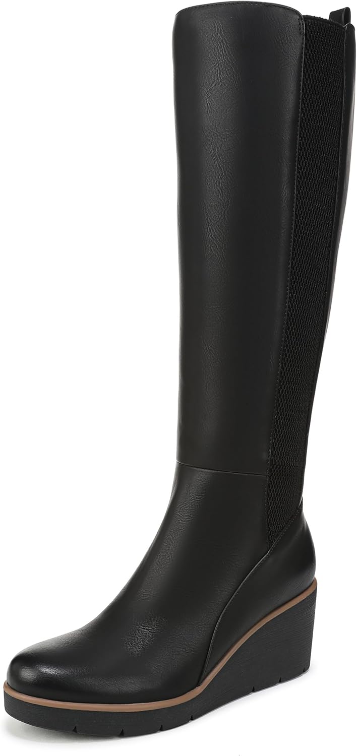 Naturalizer Soul Women's Adrian Wedge Tall Boot for Comfort