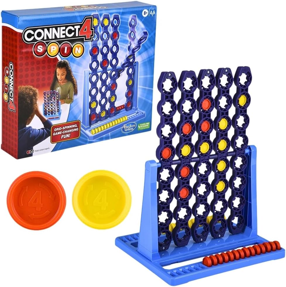 Spinning Connect 4 Grid - Fun for All!