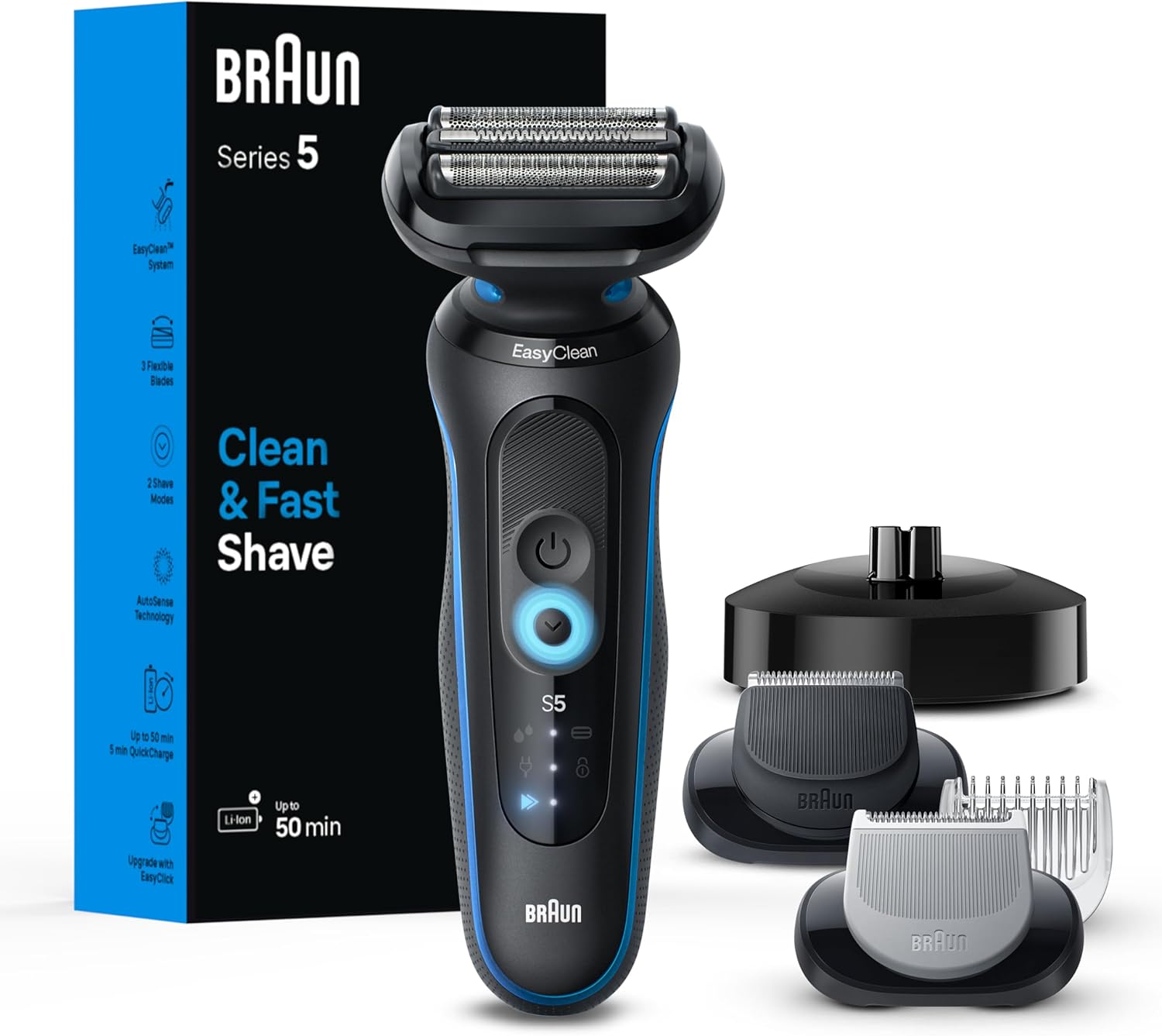 Braun Series 5 5150cs Electric Shaver for Men - Perfect Gift