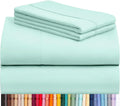 LuxClub 4 PC Sheet Set for California King - Deep Pocket Bedding