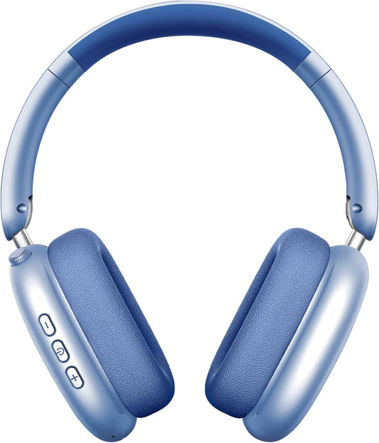 Wireless Noise-Canceling Headphones, Hi-Res Audio, 48H Playtime - Blue