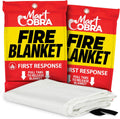 Fire Blanket 2-Pack 40in x 40in - Emergency Home & Kitchen Safety