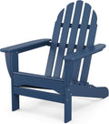 Classic Adirondack Chair Navy - Durable Outdoor Lounger