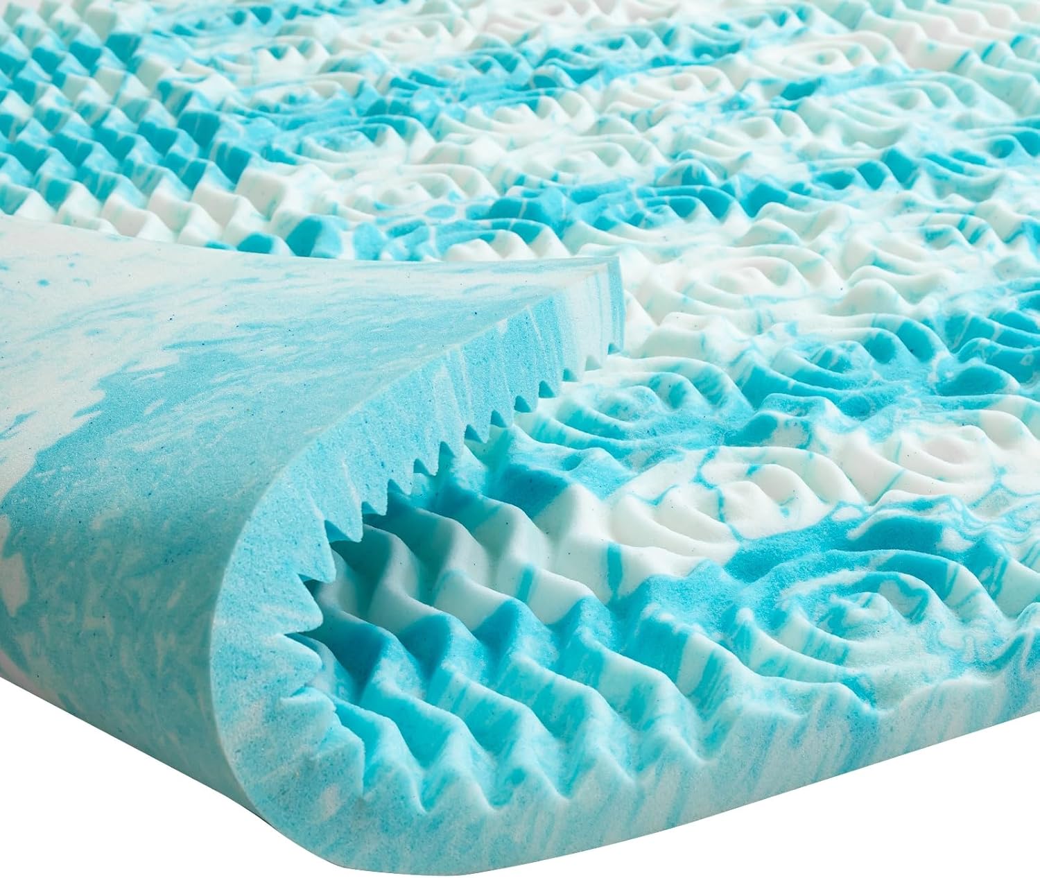 2 Inch Gel Memory Foam Mattress Topper Full Size for Comfort
