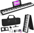 Folding Piano 88 Keys Semi-Weighted Foldable Keyboard - Portable