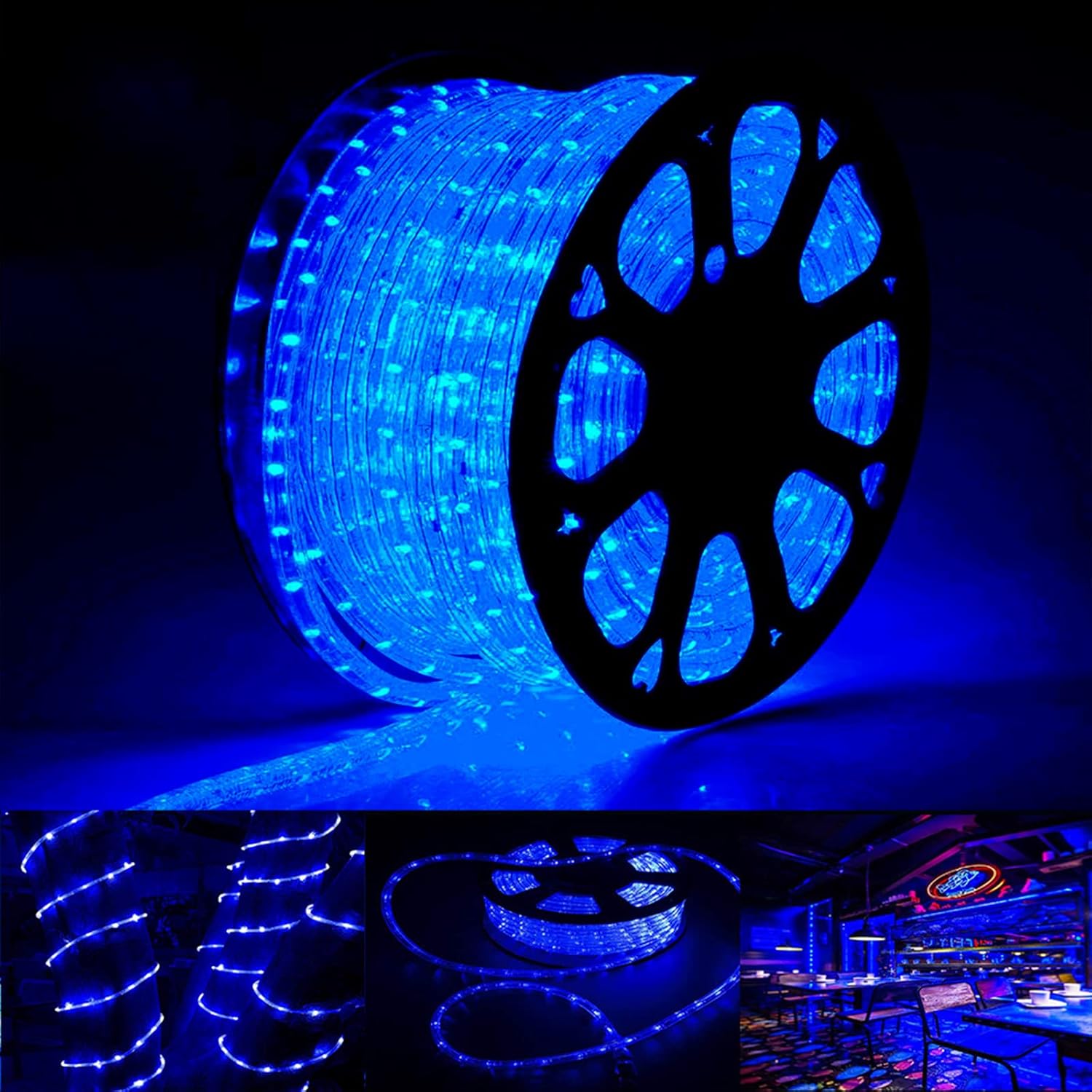 100ft LED Rope Lights Outdoor for Creative Lighting Decor