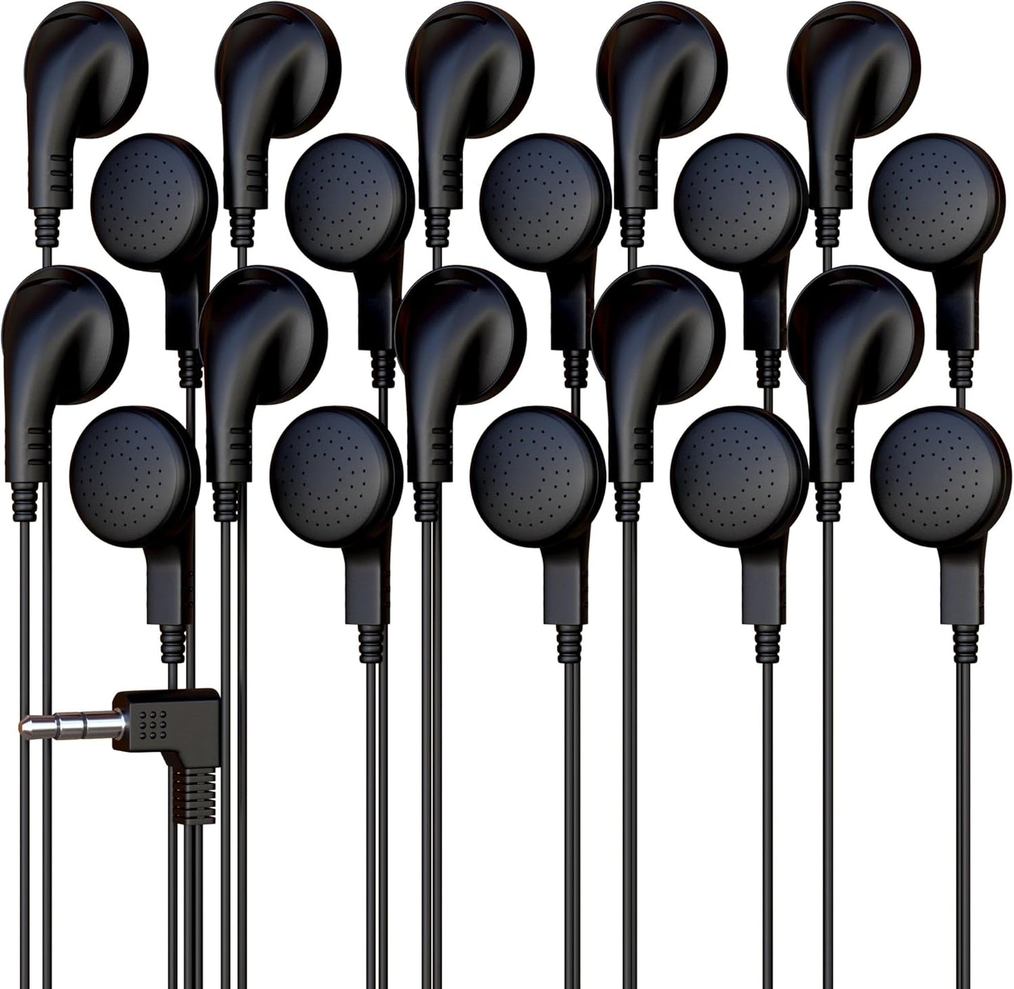 Bulk Wired Earphones 500 Pack for Students and Classrooms