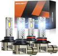 SEALIGHT 9005 9006 LED Bulbs Combo 90,000LM - Bright 6500K Driving