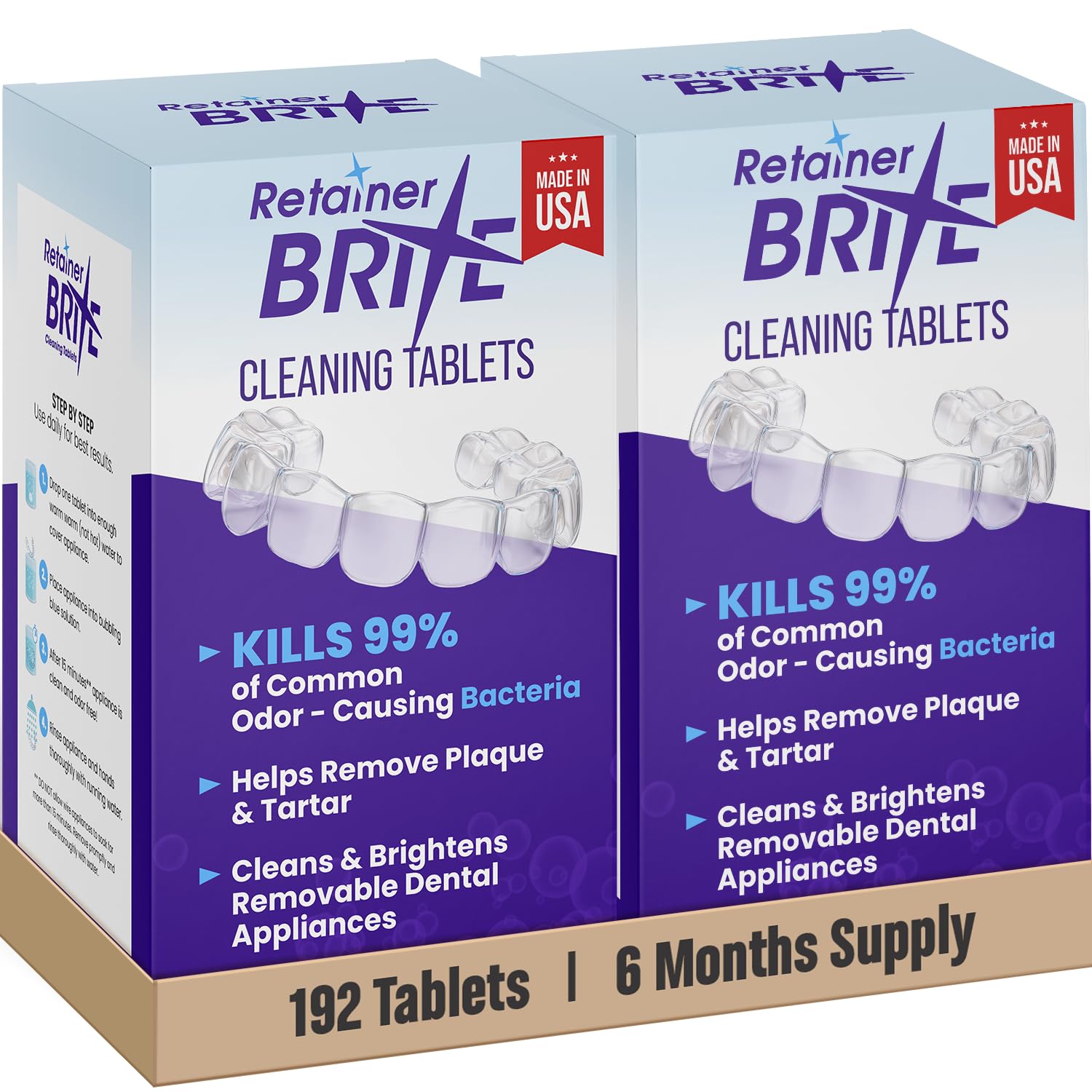 Retainer Brite Aligner Cleaning Tablets for Dental Appliances