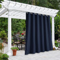 NICETOWN Outdoor Curtain for Patio Waterproof 84 inch Long
