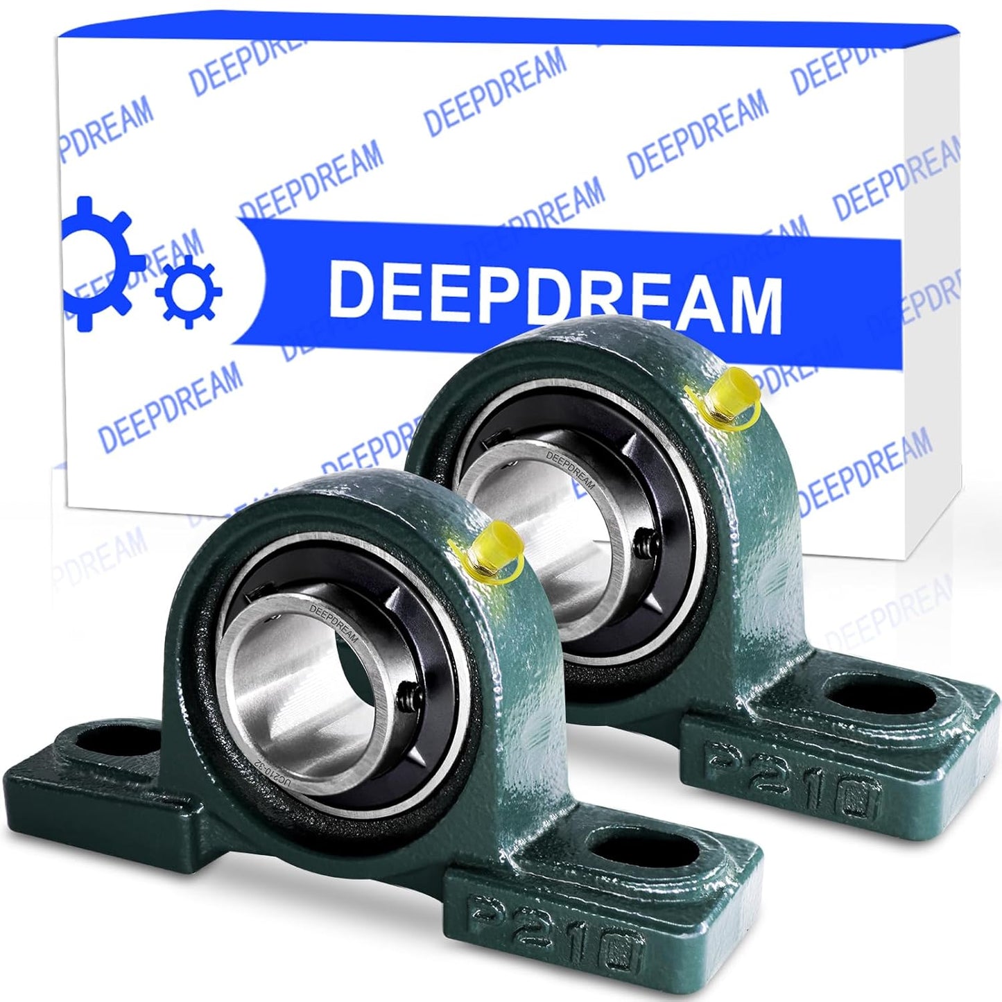 2Pcs UCP210-32 Pillow Block Bearings for Reliable Performance