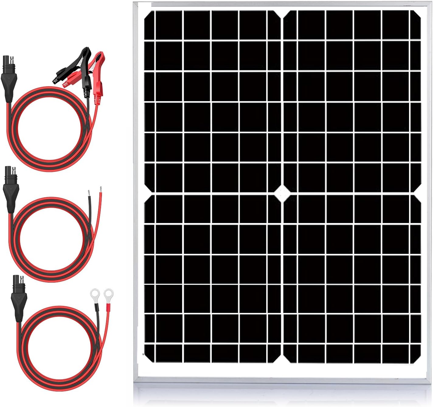 24V 20W Solar Battery Trickle Charger with Smart MPPT Tech