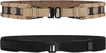VOTAGOO Tactical Belt - 1.75ft' MOLLE Battle Belt with Quick Release