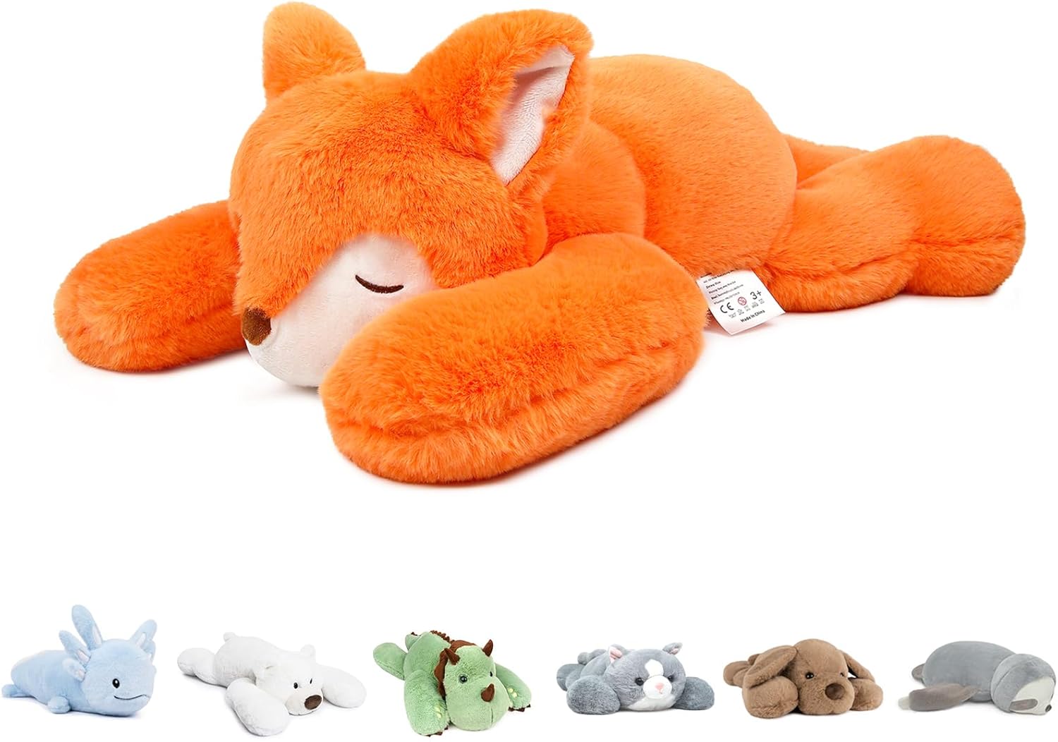 Niuniu Daddy 20in Fox Weighted Stuffed Animal for All Ages