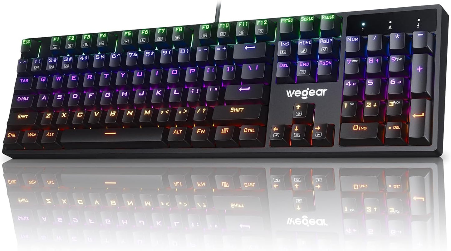 Wegear RGB Mechanical Gaming Keyboard - Ultimate Gaming Experience!