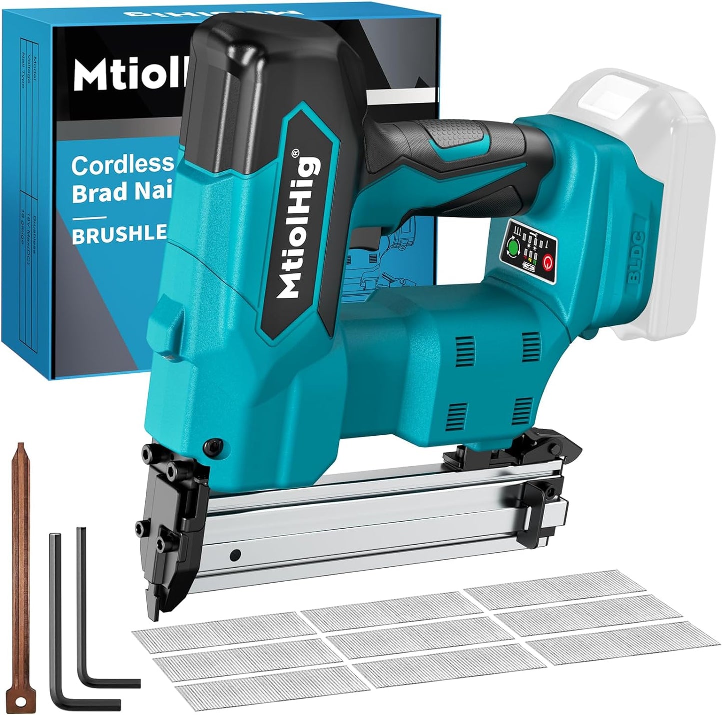 Cordless Brad Nailer for Makita 18V Lithium-Ion Battery Tool