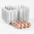 120 pc clear plastic Egg Cartons Cheap Bulk - Reusable 12-Count