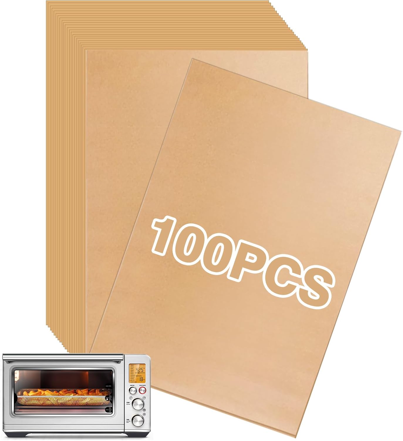 Breville BOV900BSS Air Fryer Liners - 100PCS Parchment Paper