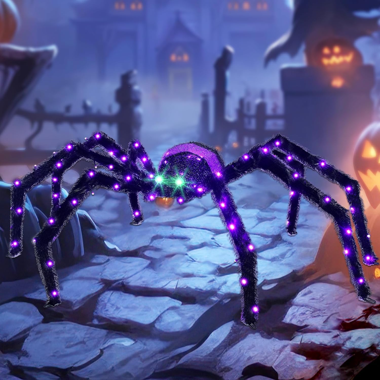 Giant Spider Halloween Decorations for Spooky Outdoor Displays