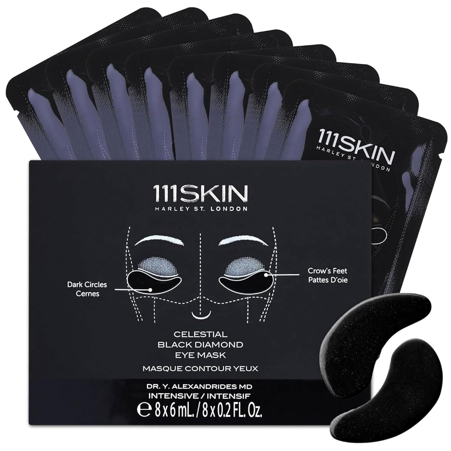 111SKIN Black Diamond Eye Mask for Dark Circles and Fine Lines