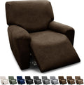 Chair Covers 4-Pieces Recliner Slipcover - Leather Look, XL Recliner