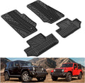 KIWI MASTER Floor Mats for 2007-2013 Jeep Wrangler JK 2-Door