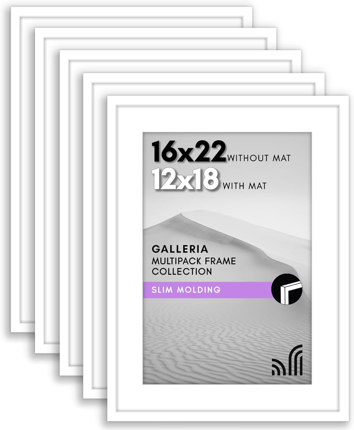16x22 Picture Frame Set of 5 for Elegant Home Display