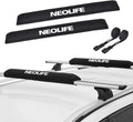 Soft Roof Rack Pads 28/34in Pair with 15 ft Tie Down Straps - Secure