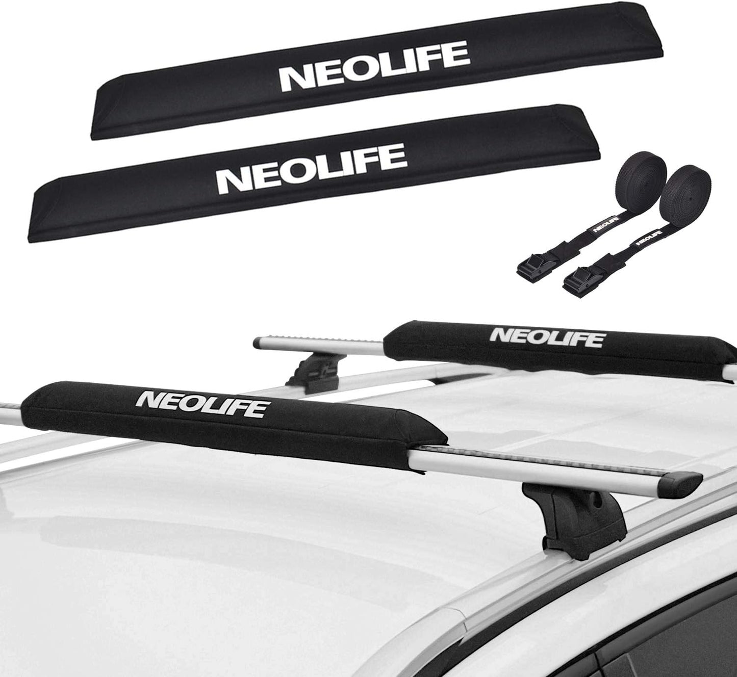Soft Roof Rack Pads for Surfboards and Paddleboards - Durable