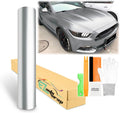 60in x 480in Silver Matte Metallic Satin Pearl Vinyl Wrap Sheet