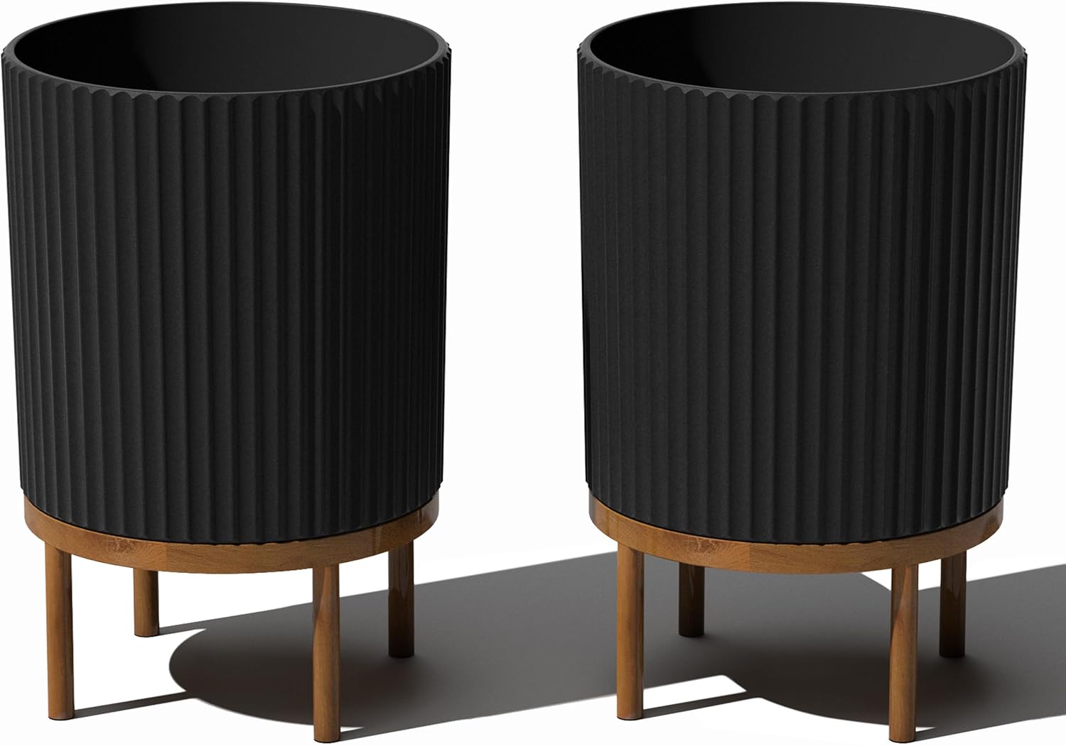 Veradek Demi Series Round Planter with Stand for Modern Decor