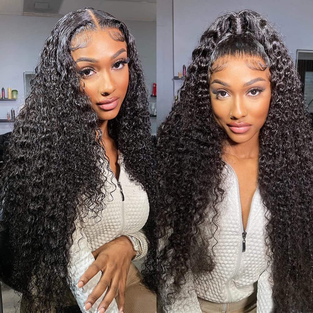 30 Inch Curly Lace Front Wig for Stunning Deep Wave Styles