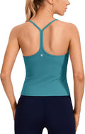 Butterluxe Womens Workout Racerback Tank Top with Built in Bra - Slim