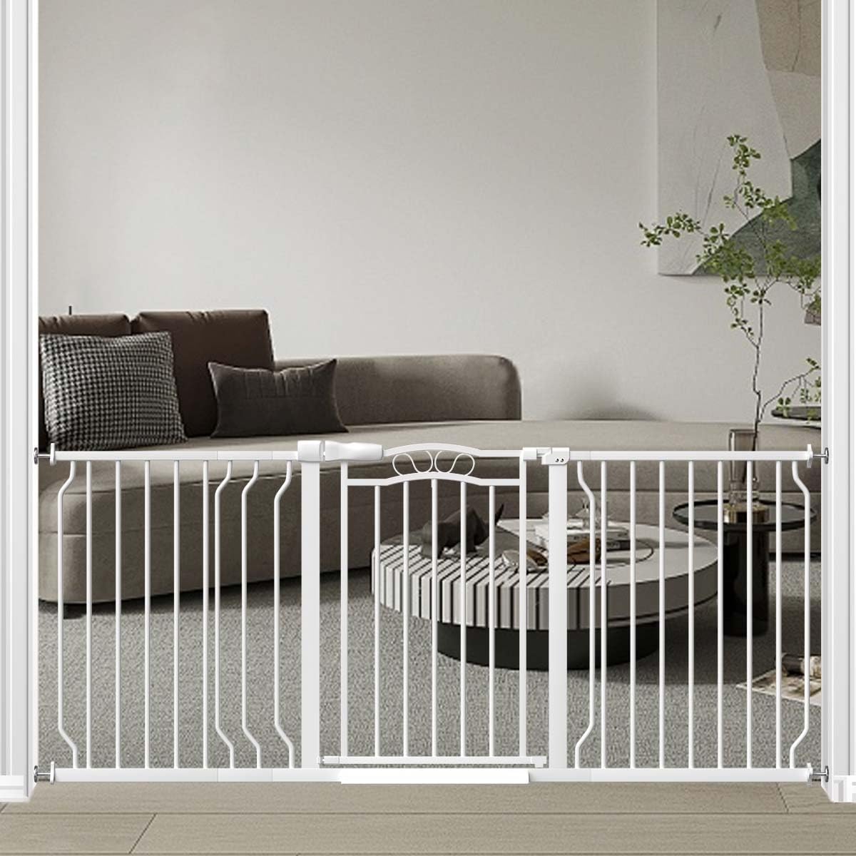 Extra Wide Large Baby Gate for Doorways and Pet Safety
