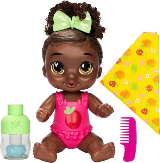 Baby Alive Snuggle Berry Boo Water Baby Doll - Hair Care Playset