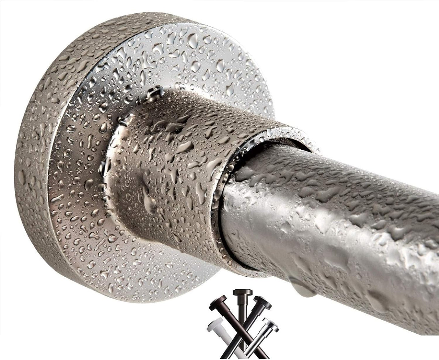 BRIOFOX 43-73 Tension Rod - Non-Slip Stainless Steel