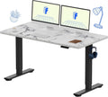 FLEXISPOT EN1 Whole Piece Standing Desk 55 x 28 in - Smooth Electric