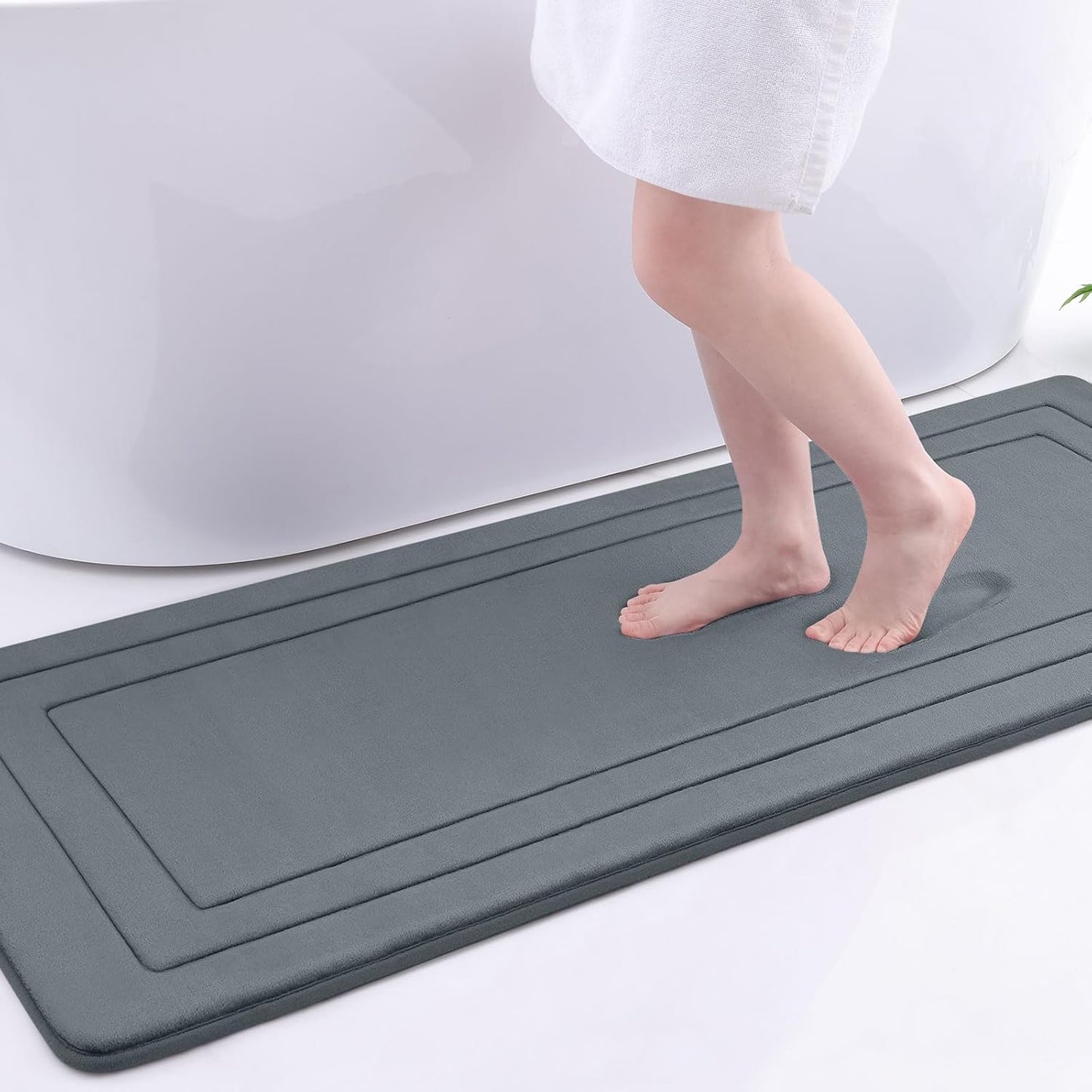 Arotive Memory Foam Bathroom Rug Mat 59x24 for Ultimate Comfort
