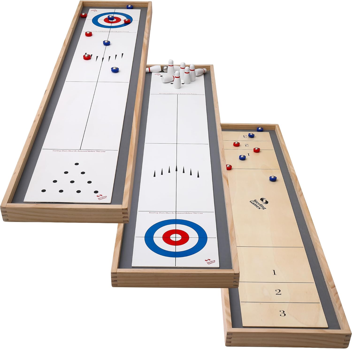 Tabletop Bowling Combo Set for Family Fun and Entertainment