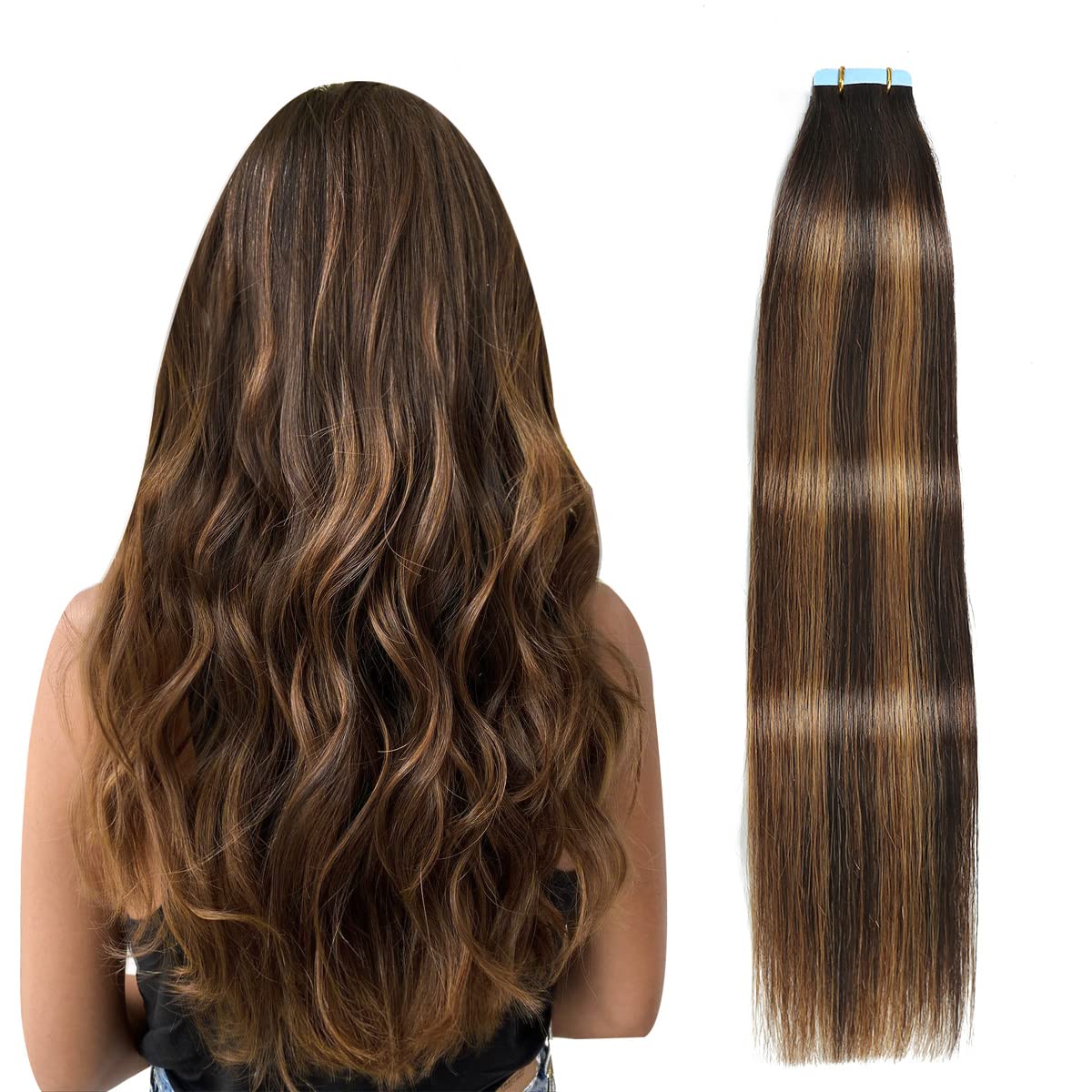 Tape in Hair Extensions Human Hair Balayage for Stunning Looks