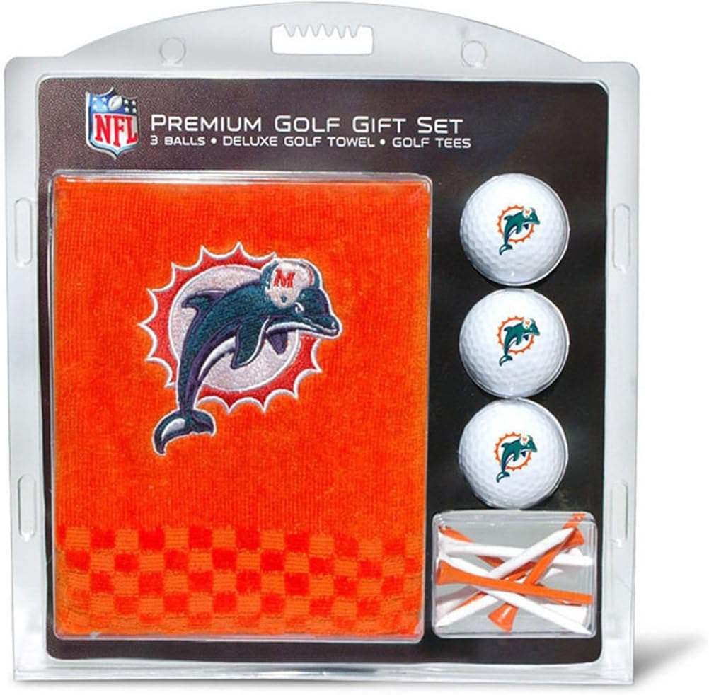 Team Golf Premium NFL Gift Set with Towel, Balls, and Tees